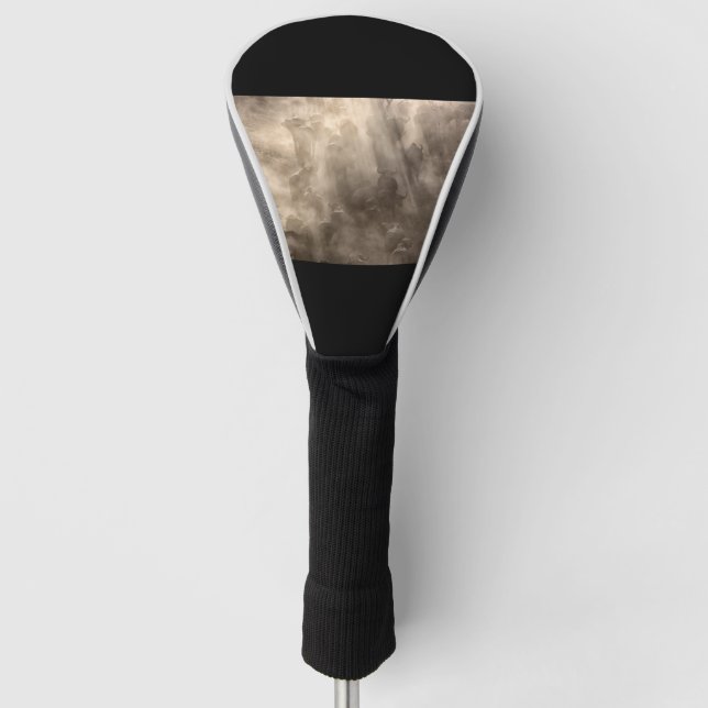 Buffalo Dust Golf Head Cover (Front)
