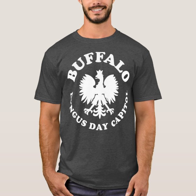 Buffalo Dyngus Day Capitol Polish 716 Ski T-Shirt (Front)