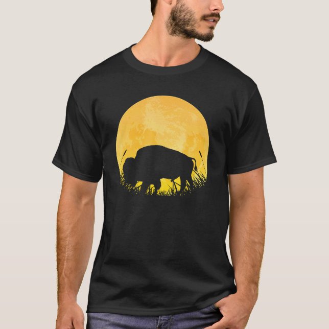 Buffalo Easy Halloween Outfit Tamaraw Moon Costume T-Shirt (Front)