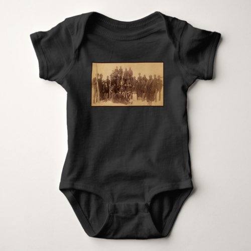 Buffalo Fighters of the US Black Cavalry Baby Bodysuit
