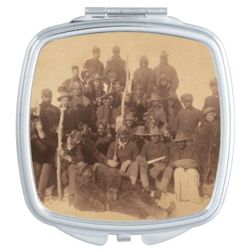 Buffalo Fighters of the US Black Cavalry Compact Mirror