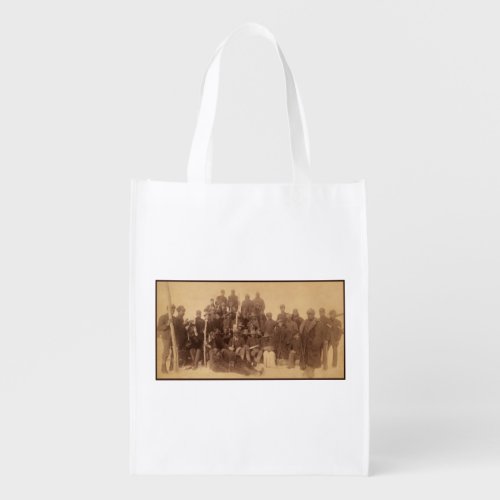 Buffalo Fighters of the US Black Cavalry Grocery Bag