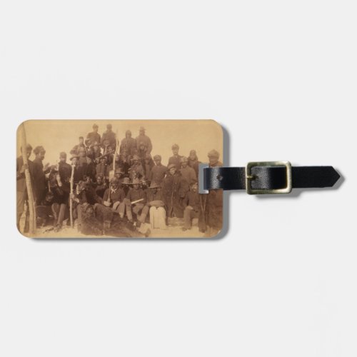 Buffalo Fighters of the US Black Cavalry Luggage Tag