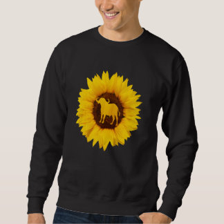 Buffalo For Women Men Tamaraw Bison Sunflower Sweatshirt