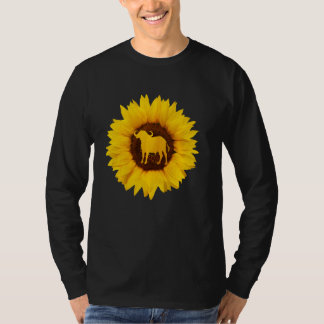 Buffalo For Women Men Tamaraw Bison Sunflower T-Shirt