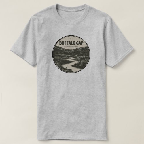 Buffalo Gap National Grassland Stream T_Shirt