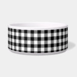 Buffalo Gingham Black And White Check Plaid Therma Bowl<br><div class="desc">Buffalo checkered plaid in black and white basics.</div>