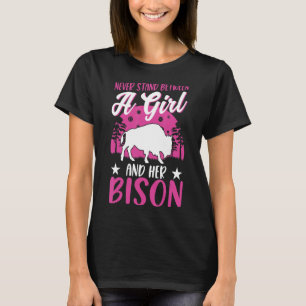 Buffalo Girl Bison Water Buffalo T-Shirt