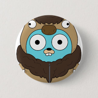 Buffalo Gopher Pinback Button
