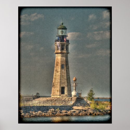 Buffalo Harbor Lighthouse PosterPrint Poster