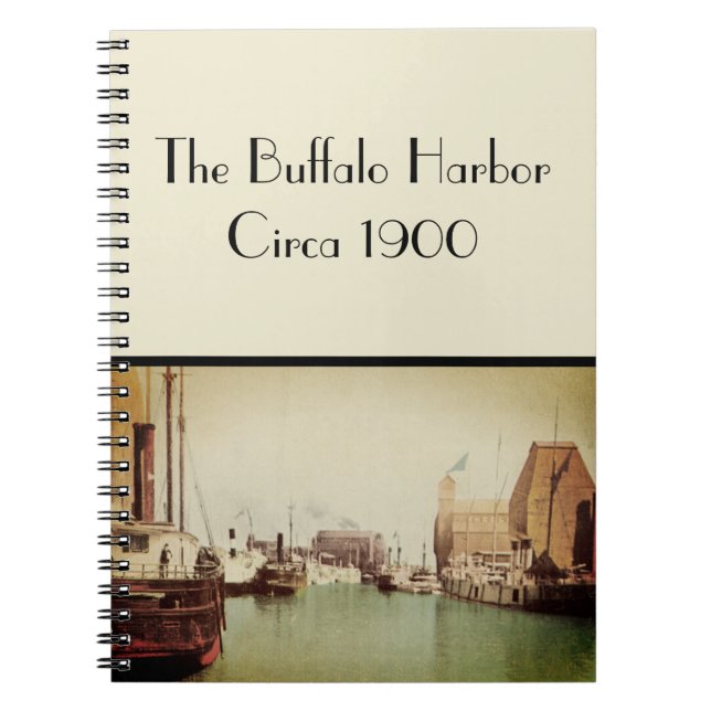 Buffalo Harbor Vintage Notebook (Front)