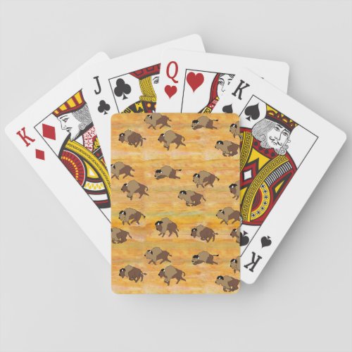 Buffalo Herd Playing Cards