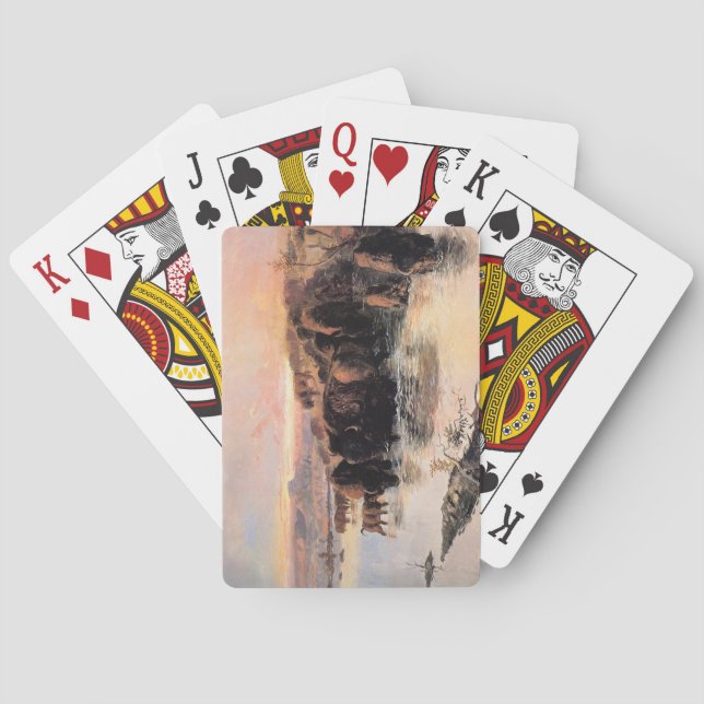 Buffalo Herd Poker Cards (Back)