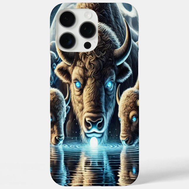 Buffalo Herd’s Mystical Connection to Cosmos Case-Mate iPhone Case (Back)