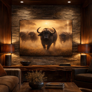 Buffalo Herd — United Strength Metal Print