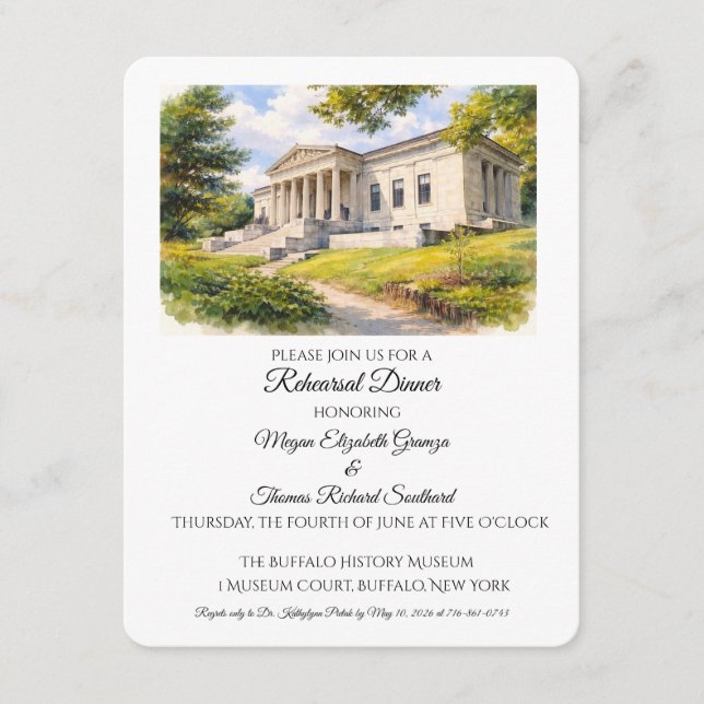 Buffalo History Museum Invitation (Front)