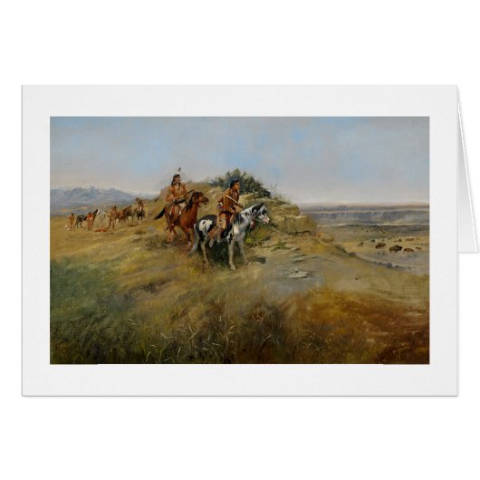 Buffalo Hunt, 1891 (oil on canvas) (Front Horizontal)