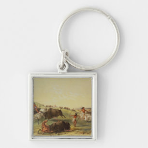 Buffalo Hunt Keychain