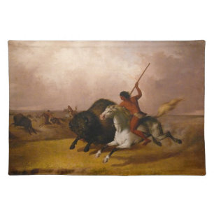 Buffalo Hunt on the Southwestern Plain Placemat