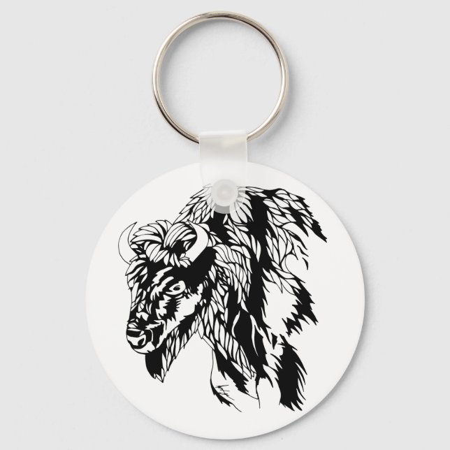 Buffalo Key Chain (Front)