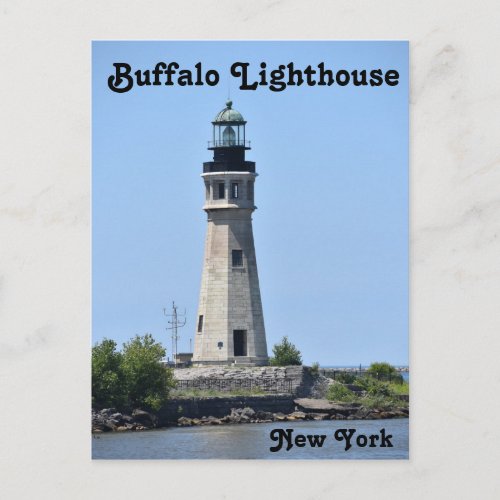 Buffalo lighthouse postcard