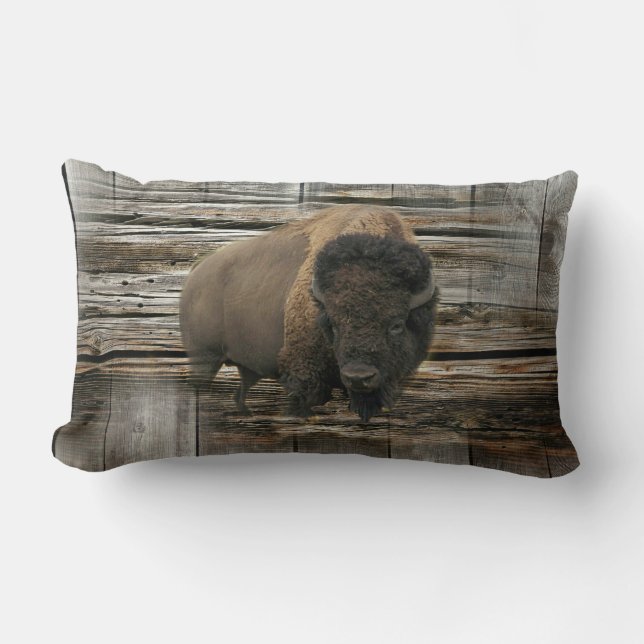 Buffalo Lumbar Pillow (Front)