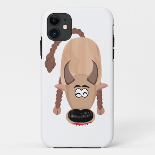 Buffalo made of wood iPhone 11 case