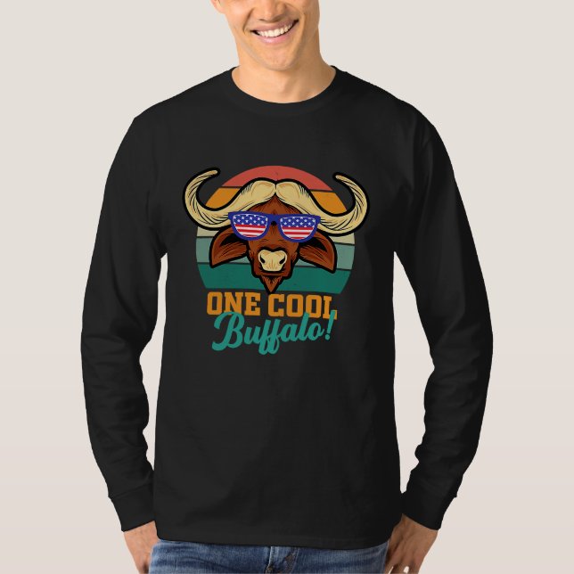 Buffalo  men women kids North American Bison Day U T-Shirt (Front)