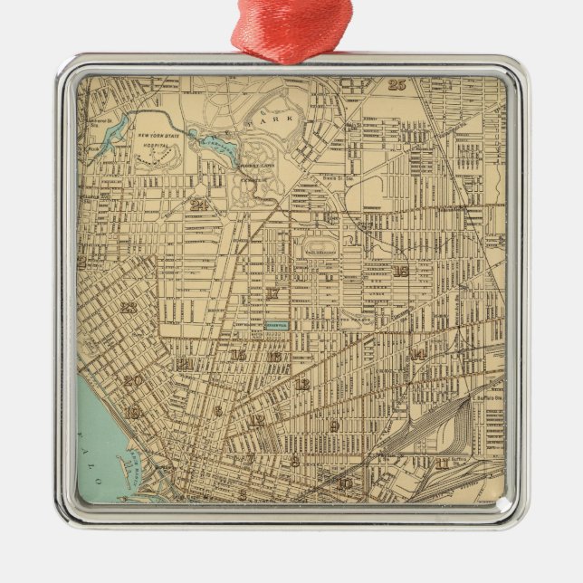 Buffalo Metal Ornament (Front)