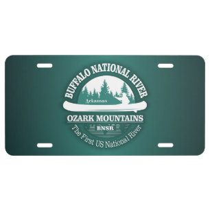 Buffalo National River (canoe) License Plate