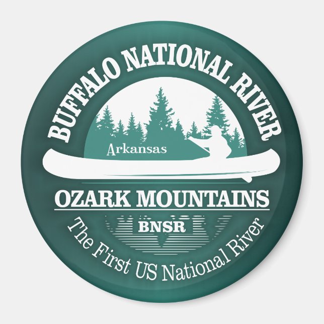 Buffalo National River (canoe) Magnet (Front)