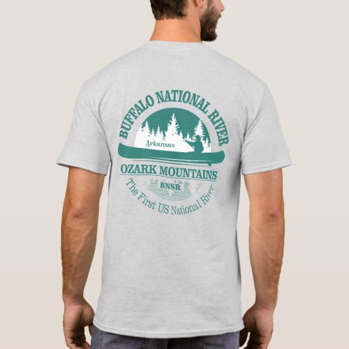 Buffalo National River canoe T_Shirt