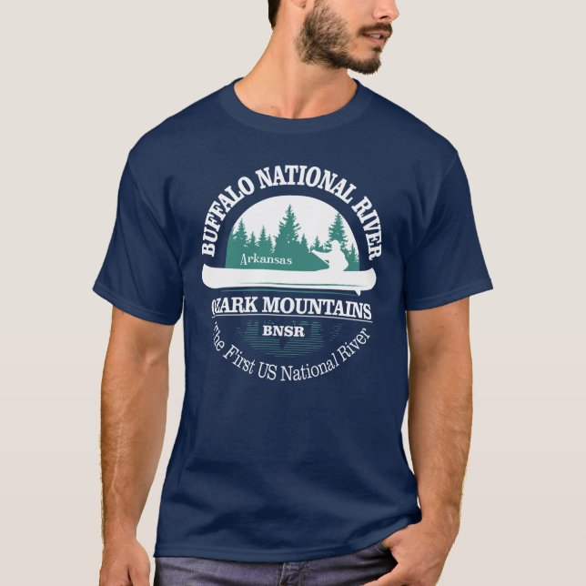 Buffalo National River (canoe) T-Shirt (Front)
