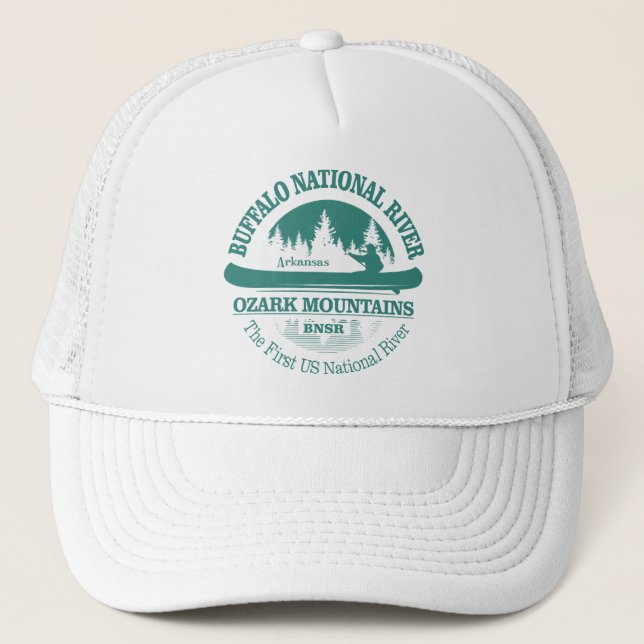 Buffalo National River (canoe) Trucker Hat (Front)