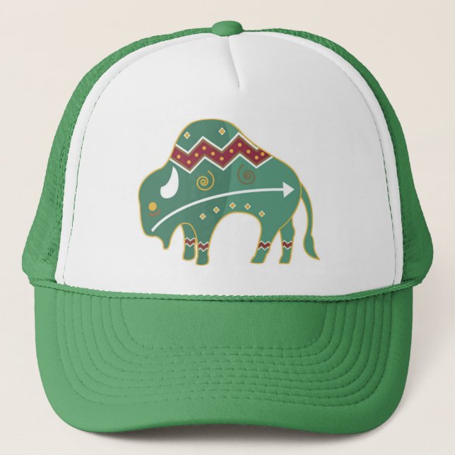 Buffalo Native American Hat (Front)