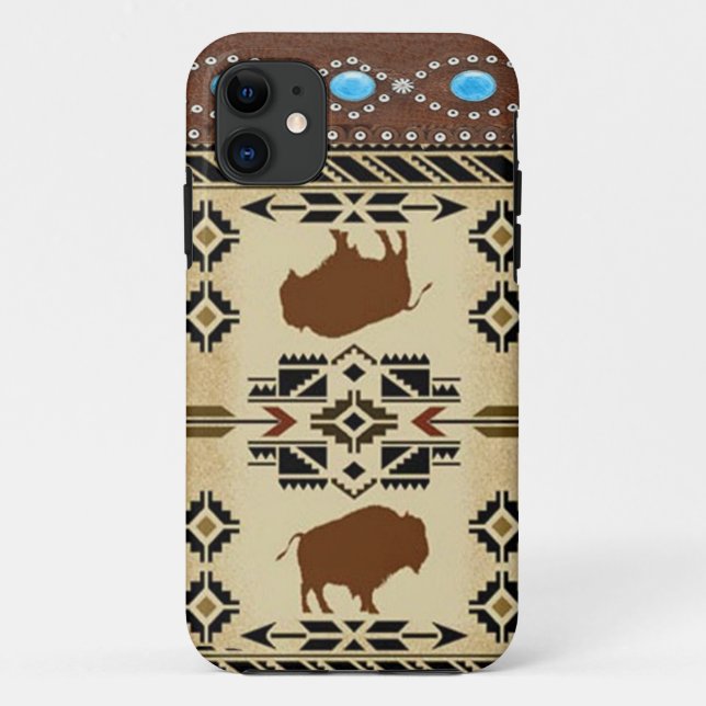 "Buffalo" Native American Western IPhone 5 Case (Back)
