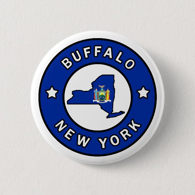 Buffalo New York Button (Front)