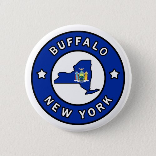 Buffalo New York Button