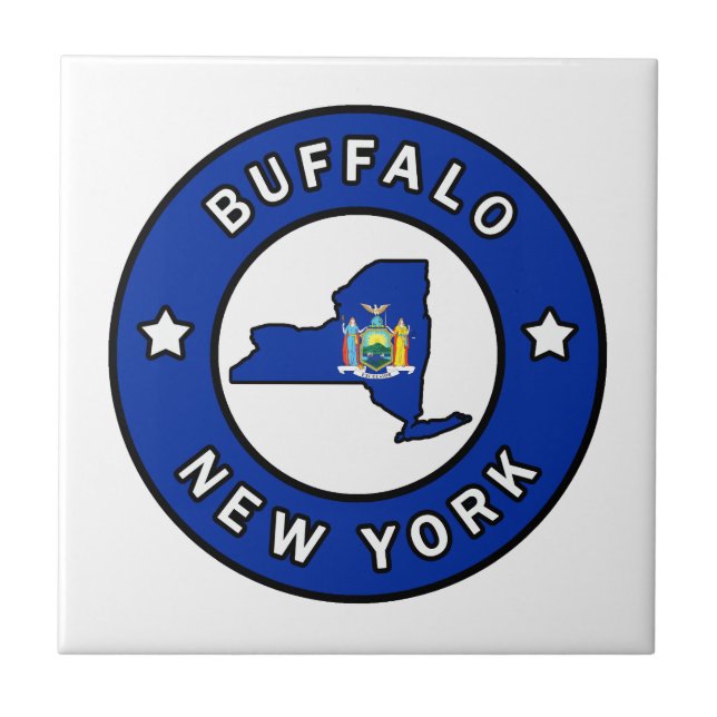Buffalo New York Ceramic Tile (Front)