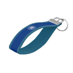 Buffalo (New York) City flag Wrist Keychain