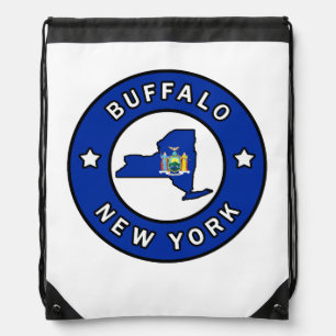 Buffalo New York Drawstring Bag
