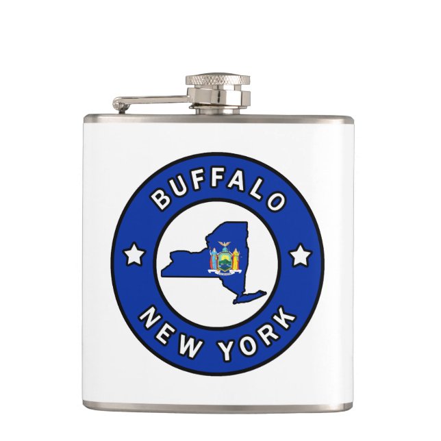 Buffalo New York Flask (Front)