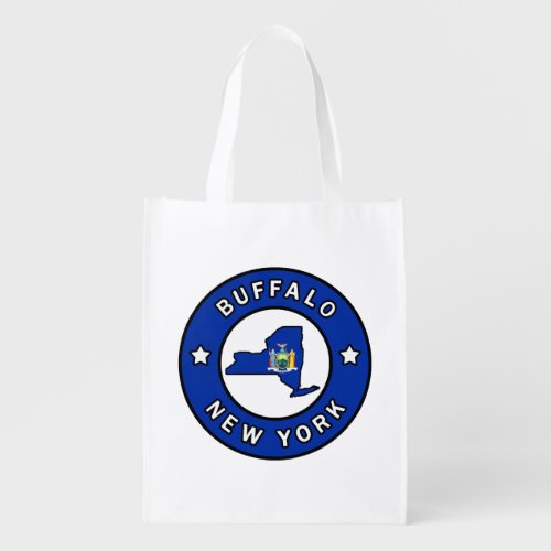 Buffalo New York Grocery Bag