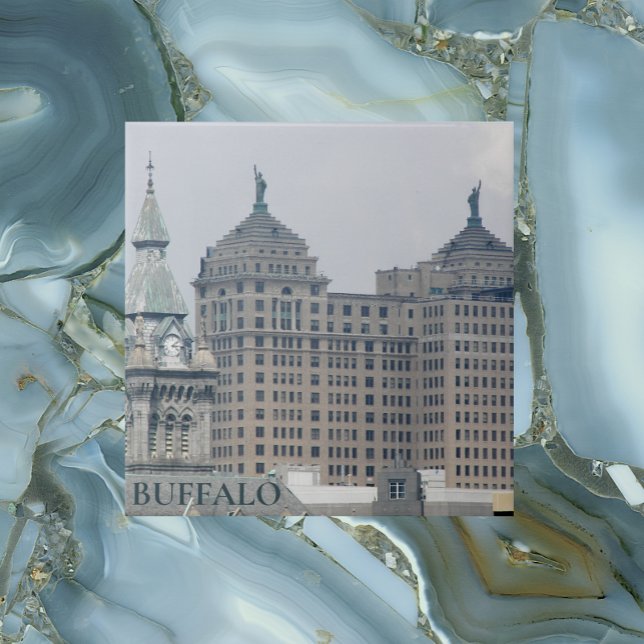 Buffalo, New York Historical Landmarks Ceramic Tile (In Situ)