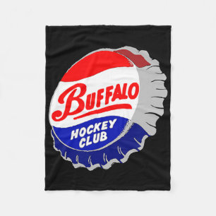 Buffalo New York Hockey Club Bottlecap Fleece Blanket