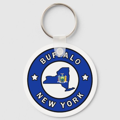 Buffalo New York Keychain
