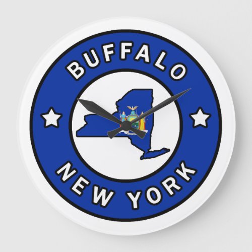 Buffalo New York Large Clock