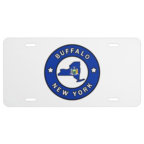 Buffalo New York License Plate