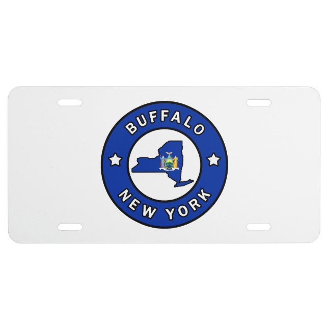 Buffalo New York License Plate (Front)