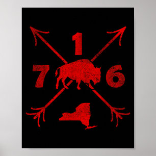Buffalo New York Ny _ Area Code 716 Poster